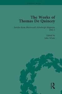 Bild vergrößern Bild: The Works of Thomas De Quincey, Part II vol 14 - Routledge