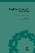 Cover: English Witchcraft, 1560-1736, vol 3 - Routledge