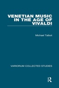 Cover: Venetian Music in the Age of Vivaldi - Routledge