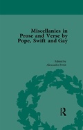 Cover: Miscellanies in Prose and Verse by Pope, Swift and Gay Vol 1 - Routledge