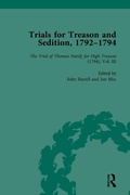 Cover: Trials for Treason and Sedition, 1792-1794, Part I Vol 4 - Routledge