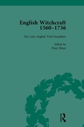 Cover: English Witchcraft, 1560-1736, vol 5 - Routledge