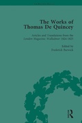 Cover: The Works of Thomas De Quincey, Part I Vol 4 - Routledge