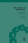 Cover: The Letters of Sarah Scott Vol 1 - Routledge
