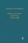 Bild: Popes, Canonists and Texts, 1150-1550 - Routledge