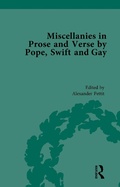 Cover: Miscellanies in Prose and Verse by Pope, Swift and Gay Vol 4 - Routledge