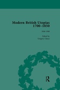 Cover: Modern British Utopias, 1700-1850 Vol 8 - Routledge