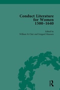 Cover: Conduct Literature for Women, Part I, 1540-1640 vol 6 - Routledge