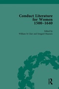 Cover: Conduct Literature for Women, Part I, 1540-1640 vol 4 - Routledge