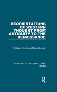 Enlarge image Cover: Reorientations of Western Thought from Antiquity to the Renaissance - Routledge
