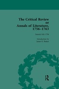 Cover: The Critical Review or Annals of Literature, 1756-1763 Vol 1 - Routledge