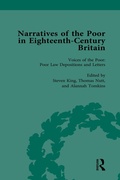 Cover: Narratives of the Poor in Eighteenth-Century England Vol 1 - Routledge