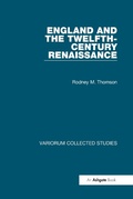 Cover: England and the Twelfth-Century Renaissance - Routledge