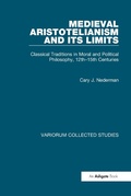 Cover: Medieval Aristotelianism and its Limits - Routledge