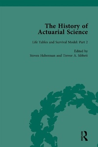 Abbildung von: The History of Actuarial Science Vol II - Routledge