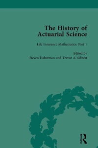 Abbildung von: The History of Actuarial Science Vol III - Routledge