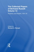 Cover: The Collected Papers of Bertrand Russell, Volume 13 - Routledge