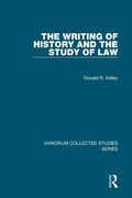 Cover: The Writing of History and the Study of Law - Routledge