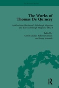 Cover: The Works of Thomas De Quincey, Part II vol 9 - Routledge