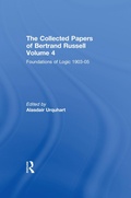Cover: The Collected Papers of Bertrand Russell, Volume 4 - Routledge