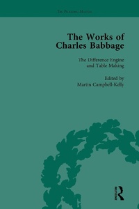Enlarge image Cover: The Works of Charles Babbage Vol 2 - Routledge