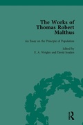 Cover: The Works of Thomas Robert Malthus Vol 1 - Routledge