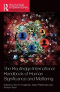 Cover: The Routledge International Handbook of Human Significance and Mattering - Routledge