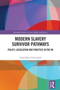 Cover: Modern Slavery Survivor Pathways - Routledge