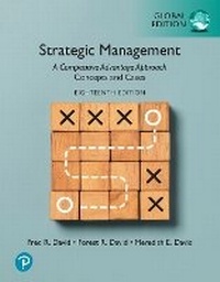Enlarge image Cover: Strategic Management: A Competitive Advantage Approach, Concepts and Cases, Global Edition + MyLab Management with Pearson eText - Pearson Education Limited