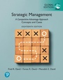 Cover: Strategic Management: A Competitive Advantage Approach, Concepts and Cases, Global Edition - Pearson Education Limited