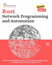 Enlarge image Cover: Rust for Network Programming and Automation, Second Edition - GitforGits