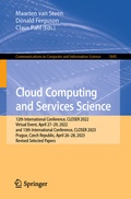 Cover: Cloud Computing and Services Science - Springer
