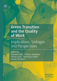 Abbildung von: Green Transition and the Quality of Work - Palgrave Macmillan