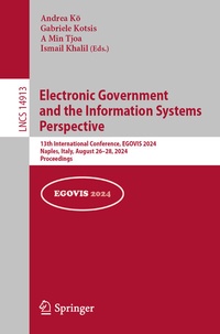 Abbildung von: Electronic Government and the Information Systems Perspective - Springer