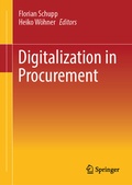 Cover: Digitalization in Procurement - Springer