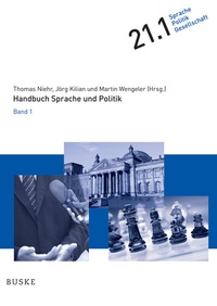 Abbildung von: Handbuch Sprache und Politik - Buske, H