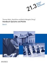 Abbildung von: Handbuch Sprache und Politik - Buske, H