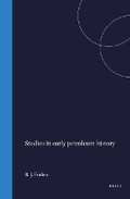 Cover: Studies in early petroleum history - Brill