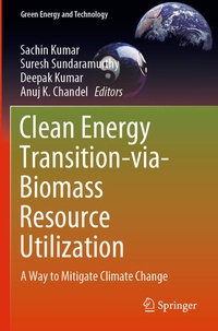 Enlarge image Cover: Clean Energy Transition-via-Biomass Resource Utilization - Springer