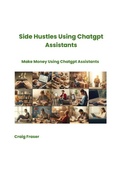 Cover: Side Hustles Using Chatgpt Assistants  Make Money Using Chatgpt Assistants - Craig Fraser