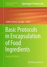Enlarge image Cover: Basic Protocols in Encapsulation of Food Ingredients - Springer