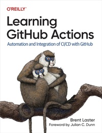 Enlarge image Cover: Learning GitHub Actions - O'Reilly