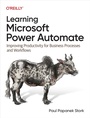 Cover: Learning Microsoft Power Automate - O'Reilly