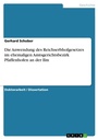 Bild: Die Anwendung des Reichserbhofgesetzes im ehemaligen Amtsgerichtsbezirk Pfaffenhofen an der Ilm - GRIN Verlag