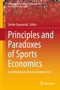Cover: Principles and Paradoxes of Sports Economics - Springer