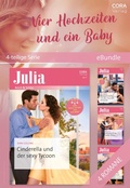 Cover: Vier Hochzeiten und ein Baby  - 4-teilige Miniserie - CORA Verlag