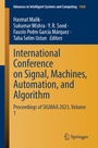 Cover: International Conference on Signal, Machines, Automation, and Algorithm - Springer