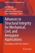Cover: Advances in Structural Integrity for Mechanical, Civil, and Aerospace Applications - Springer