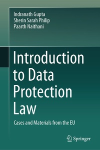 Abbildung von: Introduction to Data Protection Law - Springer