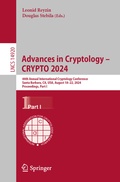 Cover: Advances in Cryptology - CRYPTO 2024 - Springer